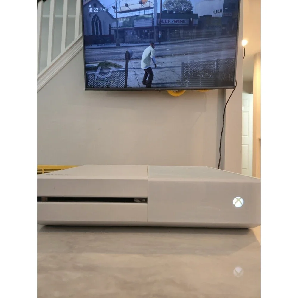 Microsoft Xbox One S 500GB *Tested* with Genuine Controller Cord Cables *READ